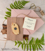 HOCHZEITS EINLADUNGEN mit Magneten  
 Hochzeitsinvitationen-Set, maßgeschneiderte Magnet-Stationery10