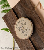 Beautiful wedding invitations, custom magnet stationery6