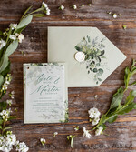 HOCHZEITS EINLADUNGEN Moderne Einladungen Florale Karten Oliven-Hochzeitseinladungen, Hochzeitseinladungen mit Oliven, Olive, Olivenblätter, florale Hochzeitseinladungen, moderne Hochzeitseinladungen, Pergament-Hochzeitseinladungen, Pergamentumschlag, grüne Hochzeitseinladungen, elegante Hochzeitseinladungen, italienische Hochzeitseinladungen, italienischer Stil, italienische Romantik, Hochzeit im Ausland, Hochzeitseinladungen für Reisen, Grünpflanzen, Pastellblumen, Kalligrafie, Oliven-Hochzeitkarten, Oliven-Hochzeitzubehör.22