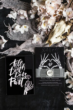 HOCHZEITS EINLADUNGEN Moderne Einladungen Florale Karten Halloween Hochzeitskarten Set, Schwarze Einladungen, Gruselige Halloween Einladungen, Gothic Hochzeitskarten, Skelett Hochzeitsset schwarz15