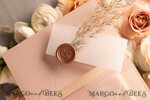 HOCHZEITS EINLADUNGEN Moderne Einladungen Florale Karten Boho Blush Pink Hochzeitskarten, Bohemian Pampasgras Hochzeitskarten, modernes Hochzeitsinvitation Set, modernes minimalistische Stationery9