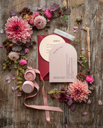 WEDDING INVITATIONS Modern Invites Floral Cards  Geometric wedding invitations, geometric wedding cards, red wedding cards, marsala wedding invitations, red wedding invitations, ivory wedding invitations, red and ivory wedding invitations, ivory wedding stationery, ivory wedding accessories, oval wedding invitations, circle wedding cards, circle cards, ecru wedding invitations, modern wedding invitations, floral wedding invitations, elegant wedding invitations, vellum, vellum envelope12