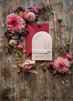 WEDDING INVITATIONS Modern Invites Floral Cards  Geometric wedding invitations, geometric wedding cards, red wedding cards, marsala wedding invitations, red wedding invitations, ivory wedding invitations, red and ivory wedding invitations, ivory wedding stationery, ivory wedding accessories, oval wedding invitations, circle wedding cards, circle cards, ecru wedding invitations, modern wedding invitations, floral wedding invitations, elegant wedding invitations, vellum, vellum envelope12