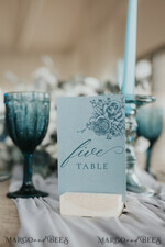 HOCHZEITS EINLADUNGEN Moderne Einladungen Florale Karten Zarte staubblaue Hochzeitskarten, moderne florale Hochzeits-Einladungen, minimalistische Vellum-Hochzeitseinladungssuite, elegante und handgemachte Hochzeitsstationery16