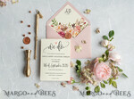 HOCHZEITS EINLADUNGEN Moderne Einladungen Florale Karten Rosa Hochzeitskarten, florale Hochzeitskarten, florale Hochzeitspapeterie, florale Hochzeitsaccessoires, rosa Umschlag, rosa Band, rosa Schleife, Kalligrafie, Wir sagen Ja Hochzeitskarten, ecru Hochzeitskarten, Pfingstrosen Hochzeitskarten, ecru Hochzeitspapeterie, Pfingstrosen, Frühlingsblumen, Frühlingshochzeitskarten, Blätter, moderne Hochzeitskarten, Frühlingshochzeit, romantische Hochzeitskarten, Aquarell Hochzeitskarten, Aquarell.10