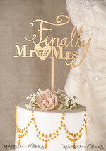 TORTENDEKORATION  
 Gold
 Topper, eleganter Kuchentopper3