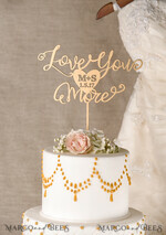 CAKE TOPPER gold topper, elegant cake topper3