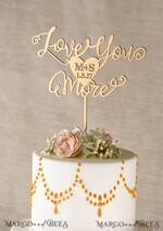 CAKE TOPPER gold topper, elegant cake topper3