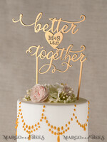 CAKE TOPPER gold wedding cake topper, elegant cake topper3