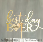 CAKE TOPPER gold topper, elegant cake topper4
