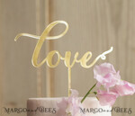 CAKE TOPPER gold cake topper, elegant cake topper4