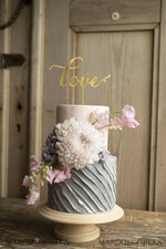 CAKE TOPPER gold cake topper, elegant cake topper4