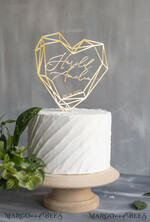 CAKE TOPPER gold cake topper, golden cake topper4
