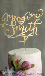 CAKE TOPPER gold wedding cake topper, gold cake topper4