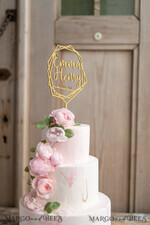 TORTENDEKORATION  
 Gold
 Topper, goldener Kuchen-Topper4