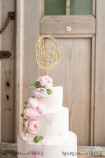 TORTENDEKORATION  
 Gold
 Topper, goldener Kuchen-Topper4