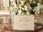 WEDDING GUEST BOOKS Rustic Wooden Engraved PhotoAlbum Presonalised Wedding Guest Book, Boho Instax Wedding Book  Wooden Instax Photo Booth Album4