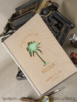 WEDDING GUEST BOOKS Rustic Wooden Engraved PhotoAlbum Presonalised Wedding Guest Book, Boho Instax Wedding Book  Wooden Instax Photo Booth Album4