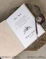 WEDDING GUEST BOOKS Rustic Wooden Engraved PhotoAlbum Wedding guestbook for polaroids, Boho Instant Photo Book  Wooden Instax Wedding Photo Guestbook4