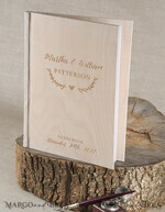 WEDDING GUEST BOOKS Rustic Wooden Engraved PhotoAlbum Preonalised wedding Guestbook, Boho Instant Photo Book  Wooden Instax Wedding Photo Guestbook6