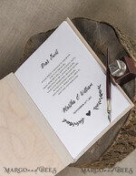 WEDDING GUEST BOOKS Rustic Wooden Engraved PhotoAlbum Preonalised wedding Guestbook, Boho Instant Photo Book  Wooden Instax Wedding Photo Guestbook6