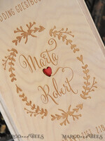 WEDDING GUEST BOOKS Rustic Wooden Engraved PhotoAlbum Wedding guestbook for polaroids, Wood Wedding Album Boho Photo Booth Book3