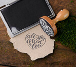 custom stamp, wedding stamp3