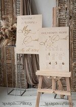 TABLE PLANS AND WEDDING WELCOME SIGNS rustic rustic Wedding Table Plan, Wooden and Gold Modern Seating Chart, 3d Elegant Find Your Seat - Seating Plan, Boho Wedding Table Plan, Wedding Decoration with golden letters - Golden Reception Signage - Custom Ceremony Sign14