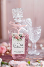 Watercolor wine label1