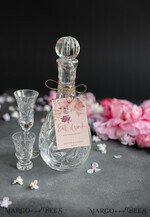 Watercolor Wedding customized drink label pastel   1
