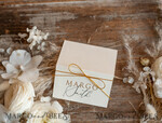 PLACE CARDS / TABLE CARDS Romantic Boho/ Botanical/ Floral Modern Wedding Place Cards with Metallic Gold Twine , Elegant Wedding Place Cards, Luxury Name Tags, Stunning Wedding Table Decor, Sophisticated Wedding Cards1