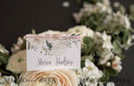 PLACE CARDS / TABLE CARDS Romantic Boho/ Botanical/ Floral White Rose Romantic Wedding Place Cards with Light Pink Twine, Elegant Wedding Name Tags, Rose Table Place Cards for Your Wedding, Boho Place Cards, custom text3
