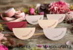 PLACE CARDS / TABLE CARDS Romantic Boho/ Botanical/ Floral Maroon Wedding Place Card, Geometric Round Name Tag, Elegant Table Decor, Marsala Place Cards, Custom Wording Table Place Names, Minimalist Burgundy Place Cards6