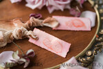 PLACE CARDS / TABLE CARDS Romantic Boho/ Botanical/ Floral Classy Pink Watercolor Wedding Place Cards with Ribbon, Custom Wording Table Place cards, Modern Gorgeous Name Tags, Unique Pink Wedding Stationery Place Cards7