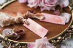 PLACE CARDS / TABLE CARDS Romantic Boho/ Botanical/ Floral Classy Pink Watercolor Wedding Place Cards with Ribbon, Custom Wording Table Place cards, Modern Gorgeous Name Tags, Unique Pink Wedding Stationery Place Cards7