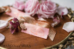 PLACE CARDS / TABLE CARDS Romantic Boho/ Botanical/ Floral Classy Pink Watercolor Wedding Place Cards with Ribbon, Custom Wording Table Place cards, Modern Gorgeous Name Tags, Unique Pink Wedding Stationery Place Cards7
