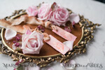 PLACE CARDS / TABLE CARDS Romantic Boho/ Botanical/ Floral Classy Pink Watercolor Wedding Place Cards with Ribbon, Custom Wording Table Place cards, Modern Gorgeous Name Tags, Unique Pink Wedding Stationery Place Cards7