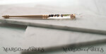 WOODEN PENHOLDERS Wood and resin English Oblique Pen, Handmade resin lavender Wooden Antique Dip Pen, Wood Oblique Calligraphy Pen Holder, perfect gift for her, practicing Quill9