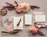 WEDDING INVITATIONS modern calligraphy / fine art Fine Art Ivory Gold Wedding Invitation, Real heather Floral Wedding Invitation, French Provence Invitation suite, Wreath Monogram wedding invitation suite, Deckled Edge Invites, Torn Edge Wedding Invitations golden, Fine Art Wedding Invitation Suite, Deckled Edge Paper18