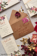 WEDDING INVITATIONS modern calligraphy / fine art Bespoke wedding invitation, unique calligraphy invites77
