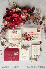 WEDDING INVITATIONS modern calligraphy / fine art Bespoke wedding invitation, unique calligraphy invites77