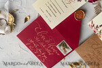 WEDDING INVITATIONS modern calligraphy / fine art Bespoke wedding invitation, unique calligraphy invites77