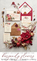 WEDDING INVITATIONS modern calligraphy / fine art Bespoke wedding invitation, unique calligraphy invites77