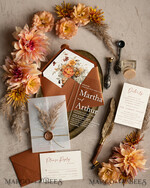 HOCHZEITS EINLADUNGEN moderne Kalligraphie / feine Kunst Herbst Terracotta Acryl Hochzeitskarten Set, Echte Pampasgras Florale Hochzeitskarten, Kupfer Französische Provence Einladungset, Rost Pampasgras Boho Hochzeitskarten Set, Moderne Fein Kunst Burnt Orange Hochzeitskarten Set22