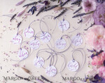 PLATZKARTEN / TISCHKARTEN  
 Kalligraphie Romantische runde Hochzeitsplatzkarten, elegante Namensschilder, minimalistische weiße Platzkarten mit Kalligrafie-Design, modernes Namensschild für Hochzeitstische, bearbeitbarer Text22