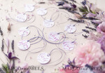 PLATZKARTEN / TISCHKARTEN  
 Kalligraphie Romantische runde Hochzeitsplatzkarten, elegante Namensschilder, minimalistische weiße Platzkarten mit Kalligrafie-Design, modernes Namensschild für Hochzeitstische, bearbeitbarer Text22