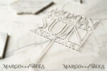 CAKE TOPPER Acrylic cake topper lasercut unique acrylic transparent 7