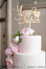 TORTENDEKORATION  
 Acryl  
 Hochzeitstorte Topper, Kunststoff Torten Topper6