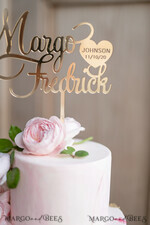 TORTENDEKORATION  
 Acryl  
 Hochzeitstorte Topper, Kunststoff Torten Topper6