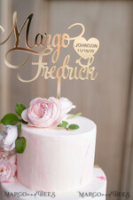 TORTENDEKORATION  
 Acryl  
 Hochzeitstorte Topper, Kunststoff Torten Topper6